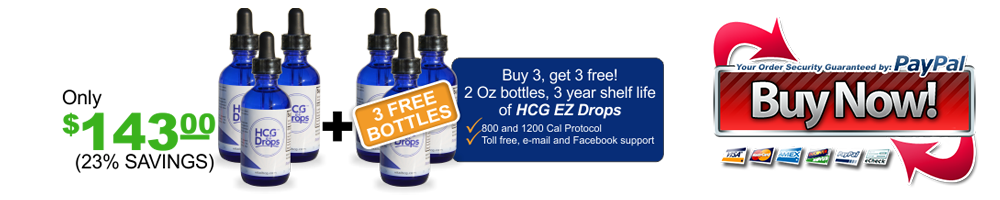 Buy Three bottles for a low price, and get three bottles of hcg free